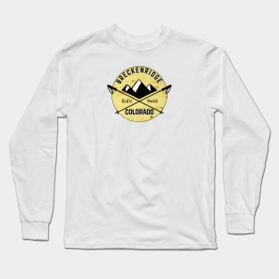 Skiing Breckenridge Colorado Long Sleeve T-Shirt